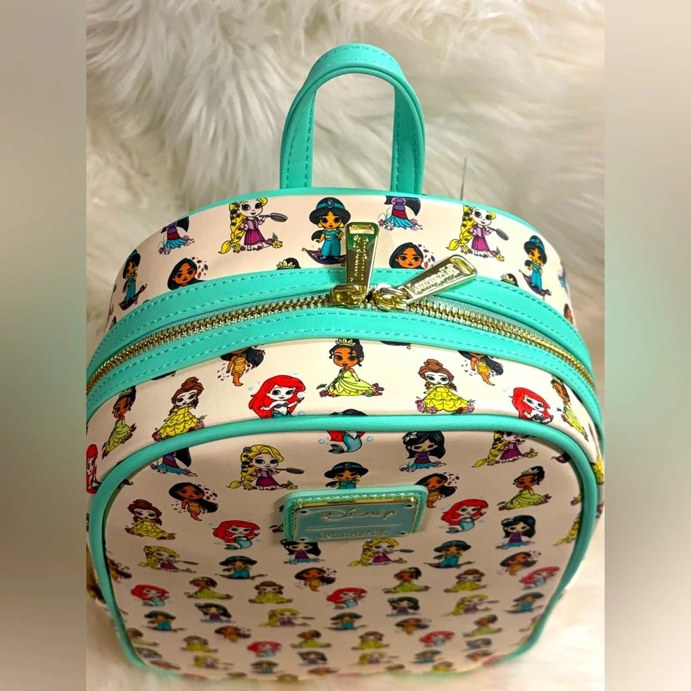 Loungefly Disney Princess Young AOP Backpack NEW